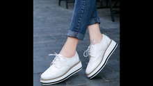 Load image into Gallery viewer, GENUINE LEATHER LEISURE PLATFORM SHOES
