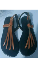 Load image into Gallery viewer, CUT OUT TOE BUCKLE ANKLE STRAP SANDALS
