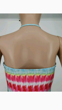 Load image into Gallery viewer, MULTI-COLOR TIE DYE COOL-SHOULDER ROMPER

