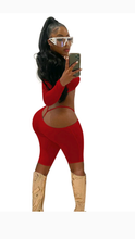 Load image into Gallery viewer, SOLID COLOR CUT OUT ROMPERS
