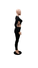 Load image into Gallery viewer, LETTER PRINT BACKLESS TOP AND PANTS 2-PIECE SET

