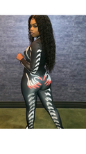 Load image into Gallery viewer, GRAPHIC PRINT TURTLE NECK TOP AND PANTS 2-PIECE SET
