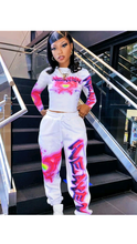 Load image into Gallery viewer, CASUAL LETTER PRINT TOP AND PANTS 2-PIECE SET
