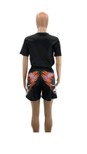 Load image into Gallery viewer, GRAPHIC PRINT T-SHIRT AND SHORTS SET
