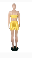 Load image into Gallery viewer, SEXY SOLID COLOR TUBE TOP AND SHORTS 2-PIECE SET

