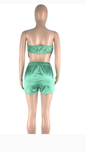 Load image into Gallery viewer, SEXY SOLID COLOR TUBE TOP AND SHORTS 2-PIECE SET
