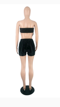 Load image into Gallery viewer, SEXY SOLID COLOR TUBE TOP AND SHORTS 2-PIECE SET
