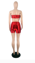 Load image into Gallery viewer, SEXY SOLID COLOR TUBE TOP AND SHORTS 2-PIECE SET
