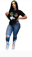 Load image into Gallery viewer, CARTOON PRINT SHORT SLEEVE T-SHIRT

