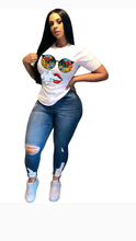 Load image into Gallery viewer, CARTOON PRINT SHORT SLEEVE T-SHIRT

