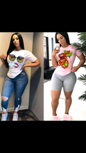 Load image into Gallery viewer, CARTOON PRINT SHORT SLEEVE T-SHIRT
