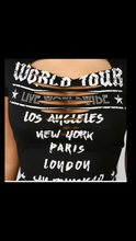 Load image into Gallery viewer, UNIQUE CUT-OUT DESIGN LETTER PRINT T-SHIRT
