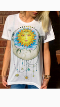 Load image into Gallery viewer, BOHO ROUND NECK GRAPHIC PRINTING T-SHIRT
