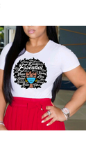 Load image into Gallery viewer, SHORT SLEEVE LETTER PRINTING T-SHIRT
