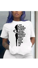 Load image into Gallery viewer, SHORT SLEEVE LETTER PRINTING T-SHIRT
