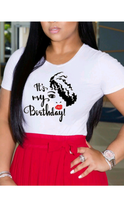 Load image into Gallery viewer, SHORT SLEEVE LETTER PRINTING T-SHIRT
