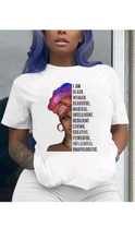 Load image into Gallery viewer, SHORT SLEEVE LETTER PRINTING T-SHIRT
