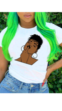 Load image into Gallery viewer, CARTOON GIRL PRINTING T-SHIRT
