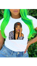 Load image into Gallery viewer, CARTOON GIRL PRINTING T-SHIRT
