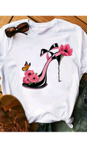 Load image into Gallery viewer, HIGH HEEL PRINTED T-SHIRTS
