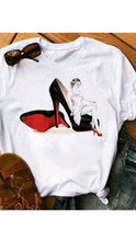 Load image into Gallery viewer, HIGH HEEL PRINTED T-SHIRTS
