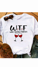 Load image into Gallery viewer, WINE GLASS PRINTING T-SHIRT
