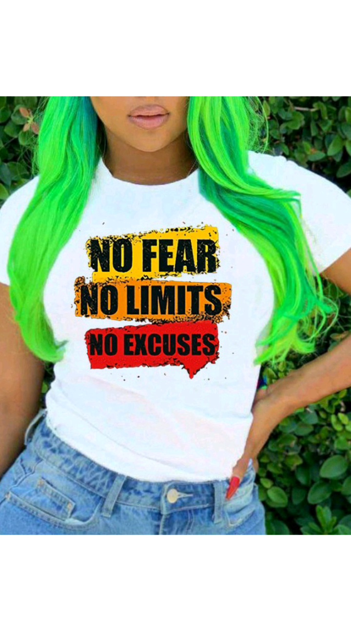 ROUND NECK LETTER PRINT T-SHIRT