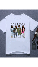 Load image into Gallery viewer, SIMPLE BFF GIRLS PRINT O-NECK SHORT SLEEVE T-SHIRT
