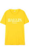 Load image into Gallery viewer, UNISEX FASHION LETTER PRINTED ROUND NECK T-SHIRT
