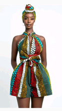 Load image into Gallery viewer, FASHION GRAPHIC PRINTING V NECK ROMPERS
