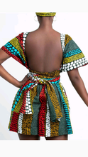 Load image into Gallery viewer, FASHION GRAPHIC PRINTING V NECK ROMPERS
