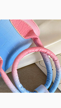 Load image into Gallery viewer, GRADIENT CROCODILE PRINT TWO TONE COLOR AND TWO STRAP BAGS
