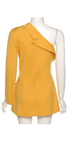 Load image into Gallery viewer, WOMEN'S CREATIVE OBLIQUE SHOULDER SINGLE SLEEVE COAT
