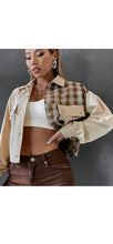 Load image into Gallery viewer, WOMEN'S FASHION PATCHWORK COLOR BLOCKING SINGLE-BREASTED COAT
