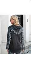 Load image into Gallery viewer, WOMEN'S FASHION LEOPARD PATCHWORK HOODIE
