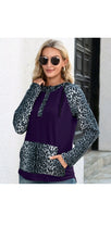 Load image into Gallery viewer, WOMEN'S FASHION LEOPARD PATCHWORK HOODIE
