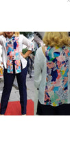 Load image into Gallery viewer, WOMEN'S PATCHWORK LONG SLEEVE PRINTING TOP AND PANTS 2-PIECE SET
