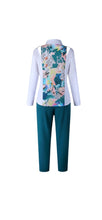 Load image into Gallery viewer, WOMEN'S PATCHWORK LONG SLEEVE PRINTING TOP AND PANTS 2-PIECE SET
