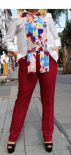 Load image into Gallery viewer, WOMEN'S PATCHWORK LONG SLEEVE PRINTING TOP AND PANTS 2-PIECE SET
