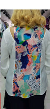 Load image into Gallery viewer, WOMEN'S PATCHWORK LONG SLEEVE PRINTING TOP AND PANTS 2-PIECE SET
