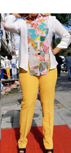 Load image into Gallery viewer, WOMEN'S PATCHWORK LONG SLEEVE PRINTING TOP AND PANTS 2-PIECE SET
