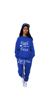 Load image into Gallery viewer, CASUAL LETTER PRINTING SWEATSHIRT AND SWEAT PANTS 2-PIECE SET

