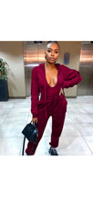 Load image into Gallery viewer, WOMEN'S SEXY U-NECK HOODIES AND SWEATPANTS 2-PIECE SET
