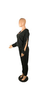Load image into Gallery viewer, WOMEN'S SEXY U-NECK HOODIES AND SWEATPANTS 2-PIECE SET
