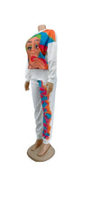 Load image into Gallery viewer, WOMEN'S CASUAL GRAPHIC PRINTING SWEATSHIRT AND SWEATPANTS 2-PIECE SET

