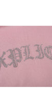 Load image into Gallery viewer, WOMEN'S FASHION RHINESTONE LETTER DECORATE HOODIE AND SWEATPANTS 2-PIECE SET
