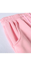 Load image into Gallery viewer, WOMEN'S FASHION RHINESTONE LETTER DECORATE HOODIE AND SWEATPANTS 2-PIECE SET
