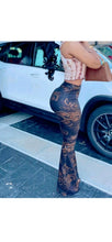 Load image into Gallery viewer, WOMEN'S SERPENTINE PRINTING HIGH WAISTED FLARE PANTS

