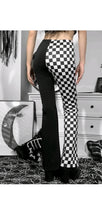 Load image into Gallery viewer, WOMENS COLOR BLOCKING FLARE PANTS
