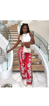 Load image into Gallery viewer, WOMEN'S FASHION COLOR PATTERN TASSEL PANTS
